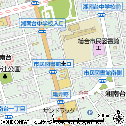 セブンイレブン藤沢湘南台７丁目店周辺の地図