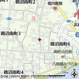 岐阜県各務原市鵜沼南町周辺の地図