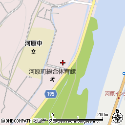 鳥取市河原町勤労者体育館周辺の地図