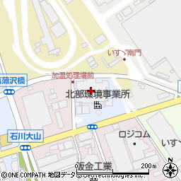 藤沢市役所　北部環境事業所周辺の地図