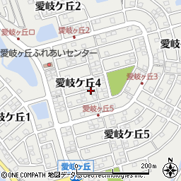 岐阜県可児市愛岐ケ丘周辺の地図