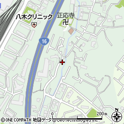 神奈川県横浜市港南区野庭町434周辺の地図