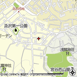 神奈川県横浜市戸塚区汲沢町1282-20周辺の地図