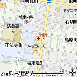 ドラッグスギヤマ　城東店周辺の地図