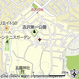 神奈川県横浜市戸塚区汲沢町1282-112周辺の地図