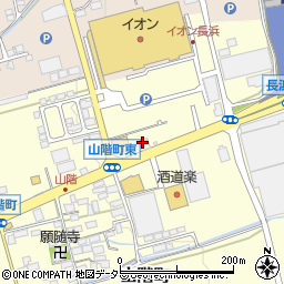 ＥＮＥＯＳ長浜インターＳＳ周辺の地図