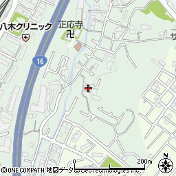 神奈川県横浜市港南区野庭町222-14周辺の地図