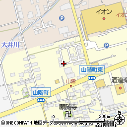 〒526-0847 滋賀県長浜市山階町の地図