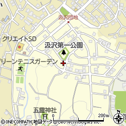 神奈川県横浜市戸塚区汲沢町1361周辺の地図