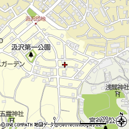 神奈川県横浜市戸塚区汲沢町1282-50周辺の地図