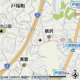神奈川県横浜市戸塚区戸塚町3655-1周辺の地図