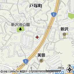 神奈川県横浜市戸塚区戸塚町3426-6周辺の地図