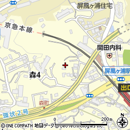 藤山荘周辺の地図