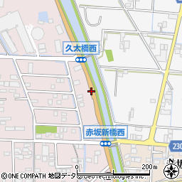 国道４１７号線周辺の地図