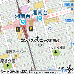 リパーク湘南台駅前駐車場周辺の地図
