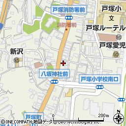 神奈川県横浜市戸塚区戸塚町3916-1周辺の地図