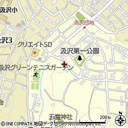 神奈川県横浜市戸塚区汲沢町1301-11周辺の地図