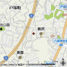 神奈川県横浜市戸塚区戸塚町3655周辺の地図