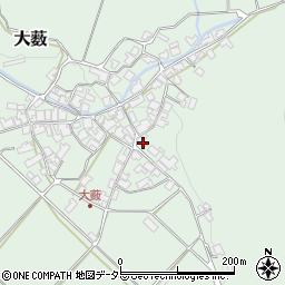 兵庫県養父市大薮358周辺の地図