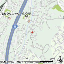 神奈川県横浜市港南区野庭町224-11周辺の地図