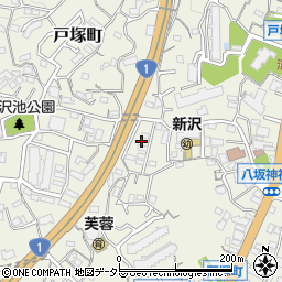 神奈川県横浜市戸塚区戸塚町3655-24周辺の地図