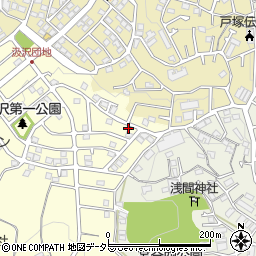 神奈川県横浜市戸塚区汲沢町1291周辺の地図