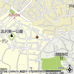 神奈川県横浜市戸塚区汲沢町1282-66周辺の地図