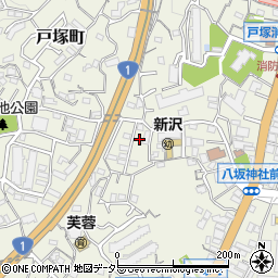 神奈川県横浜市戸塚区戸塚町3655-6周辺の地図