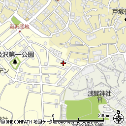 神奈川県横浜市戸塚区汲沢町1282-72周辺の地図