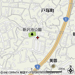 神奈川県横浜市戸塚区戸塚町3433周辺の地図