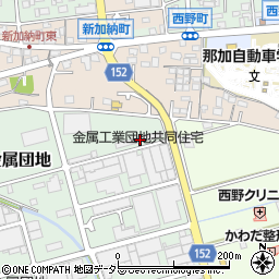 岐阜県各務原市金属団地147周辺の地図
