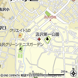 神奈川県横浜市戸塚区汲沢町1301-23周辺の地図