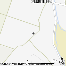 鳥取県鳥取市河原町山手388周辺の地図