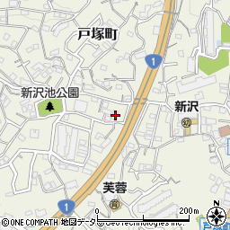 神奈川県横浜市戸塚区戸塚町3595周辺の地図