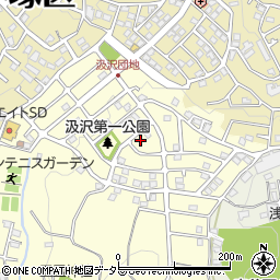 神奈川県横浜市戸塚区汲沢町1282-84周辺の地図