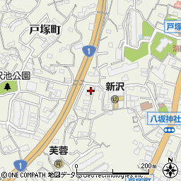 神奈川県横浜市戸塚区戸塚町3655-9周辺の地図