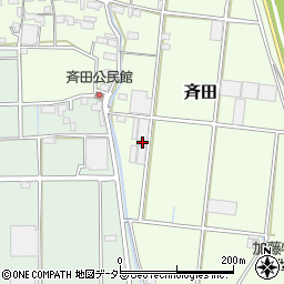 岐阜県安八郡神戸町斉田502周辺の地図