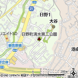【こどもまち自慢】日野町清水第二公園周辺の地図