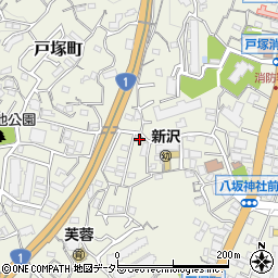 神奈川県横浜市戸塚区戸塚町3655-5周辺の地図