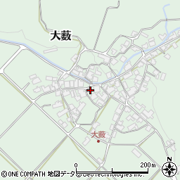 兵庫県養父市大薮318周辺の地図
