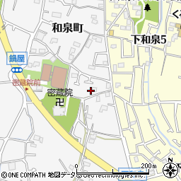 神奈川県横浜市泉区和泉町698周辺の地図