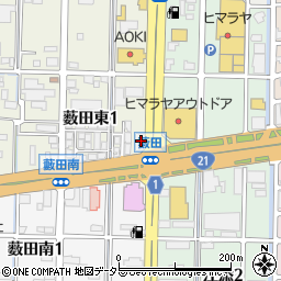 ＪＡぎふローンプラザ県庁前周辺の地図