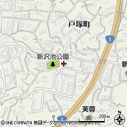 神奈川県横浜市戸塚区戸塚町3573-1周辺の地図