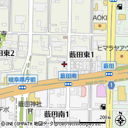 住友不動産株式会社　岐阜営業所周辺の地図