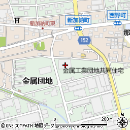 岐阜県各務原市金属団地141周辺の地図