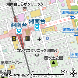 湘南台メグ薬局駅前店周辺の地図