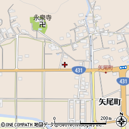 島根県出雲市矢尾町186周辺の地図