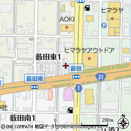 株式会社日本ハウスホールディングス　岐阜営業所周辺の地図