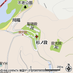 愛知県犬山市継鹿尾杉ノ段周辺の地図