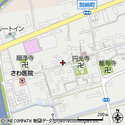 滋賀県長浜市加納町周辺の地図
